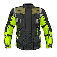 Berik Torino Jacket Black Fluo Yellow Green