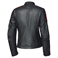 Blouson En Cuir Femme Held Brixham Noir Rouge