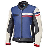 Blouson En Cuir Femme Held Midway Bleu Rouge Blanc