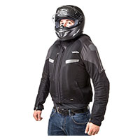 Helite Vented Airbag Jacket Black Grey - 3