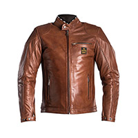 Chaqueta de cuero Helstons Road camel