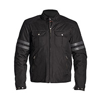 Chaqueta de Tela Helstons Jersey Negro Gris