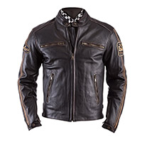 Blouson Cuir Helstons Ace Cuir Oldies Marron