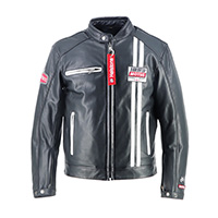 Giacca Pelle Helstons Boxer Motul Nero