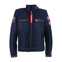 Giacca Helstons Delta Air Motul Blu