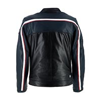 Chaqueta de cuero Helstons Formula Sport azul negro - 4