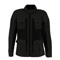 Chaqueta Helstons Forward Air Canvas-Mesh negro