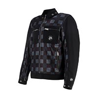 Helstons Genesis Air Canvas Jacket Black Grey