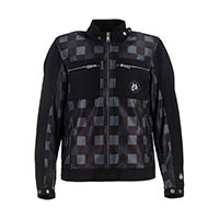 Helstons Genesis Air Canvas Jacket Black Grey