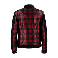 Blouson Helstons Genesis Air Canvas noir rouge - 3
