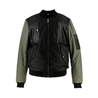 Giacca Helstons H-bomb Nero Kaki