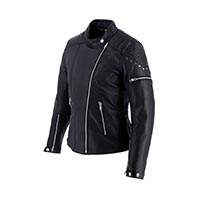 Blouson en cuir Femme Helstons Janis noir - 2