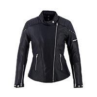 Blouson En Cuir Femme Helstons Janis Noir