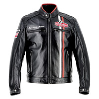 Blouson en cuir Helstons Jay noir