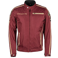 Chaqueta Helstons King Tissu bordeaux - 2