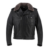 Chaqueta de Cuero Helstons Perco negra