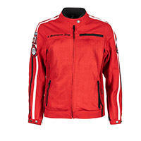 Chaqueta Dama Helstons Queen Mesh rojo