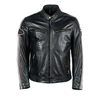 Blouson Cuir Helstons Race Rag Noir