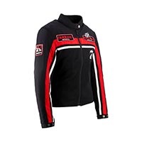 Helstons Sturgis Air Mesh Damen Jacke schwarz rot