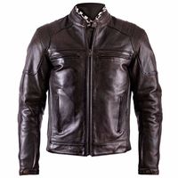 Blouson En Cuir Helstons Trust Dirty marron