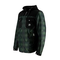 Blouson Helstons Wood Air Canvas noir vert - 2