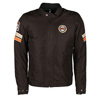 Veste Helstons Elron noir orange beige