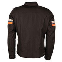 Chaqueta Helstons Elron negro naranja beige - 3