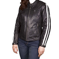 Giacca Donna Pelle Helstons Victoria Nero Donna