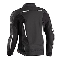 Giacca Pelle Ixon Ceros Nero Bianco - img 2