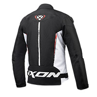 Chaqueta Ixon Cordolo negro blanco rojo