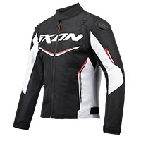 Chaqueta Ixon Cordolo negro blanco rojo