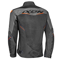 Chaqueta Ixon Draco negro antracita naranja