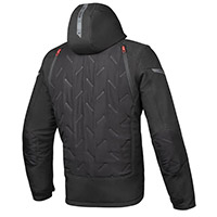 Blouson Ixon Fary noir anthracite rouge - 2