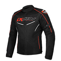 Chaqueta Ixon Flicker negro blanco rojo