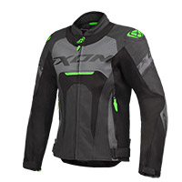 Ixon Jackal Leather Jacket Anthracite Green