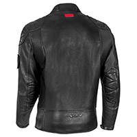 Ixon Pioneer Leather Jacket Black White Red