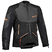 Ixon Ragnar Jacke schwarz anthrazit orange