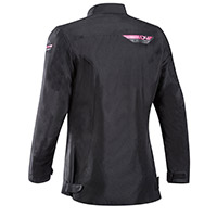 Chaqueta dama Ixon Slash negro fuchsia - 2