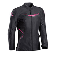 Chaqueta dama Ixon Slash negro fuchsia