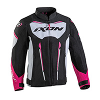 Ixon Striker Air Kinderjacke schwarz weiß fuchsia