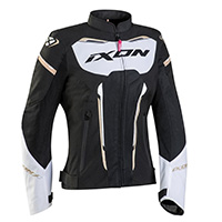 Ixon Striker Air Damen Jacke schwarz weiß gold