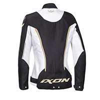 Blouson femme Ixon Striker noir blanc or - 2