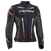 Blouson Femme Ixon Striker Air Wp Anthracite Fuchsia