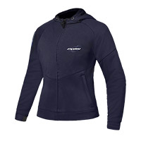 Ixon Touchdown Lady Hoodie Navy Silver