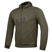 Sweat à Capuche Ixon Touchdown Khaki Noir