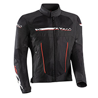 Blouson Ixon T-rex Noir Blanc Rouge