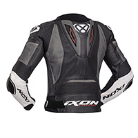 Giacca Pelle Ixon Vendetta Evo Nero Grigio Bianco - img 2