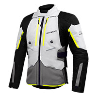 Chaqueta Ixon Vidar gris negro amarillo