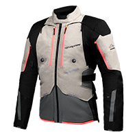 Blouson Ixon Vidar Grège Vert Rouge