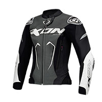 Chaqueta de cuero Dama Ixon Vortex 3 negro antracita